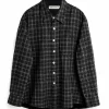 Our Legacy Above Shirt Black Fishnet Cloth
