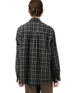 Our Legacy Above Shirt Black Fishnet Cloth