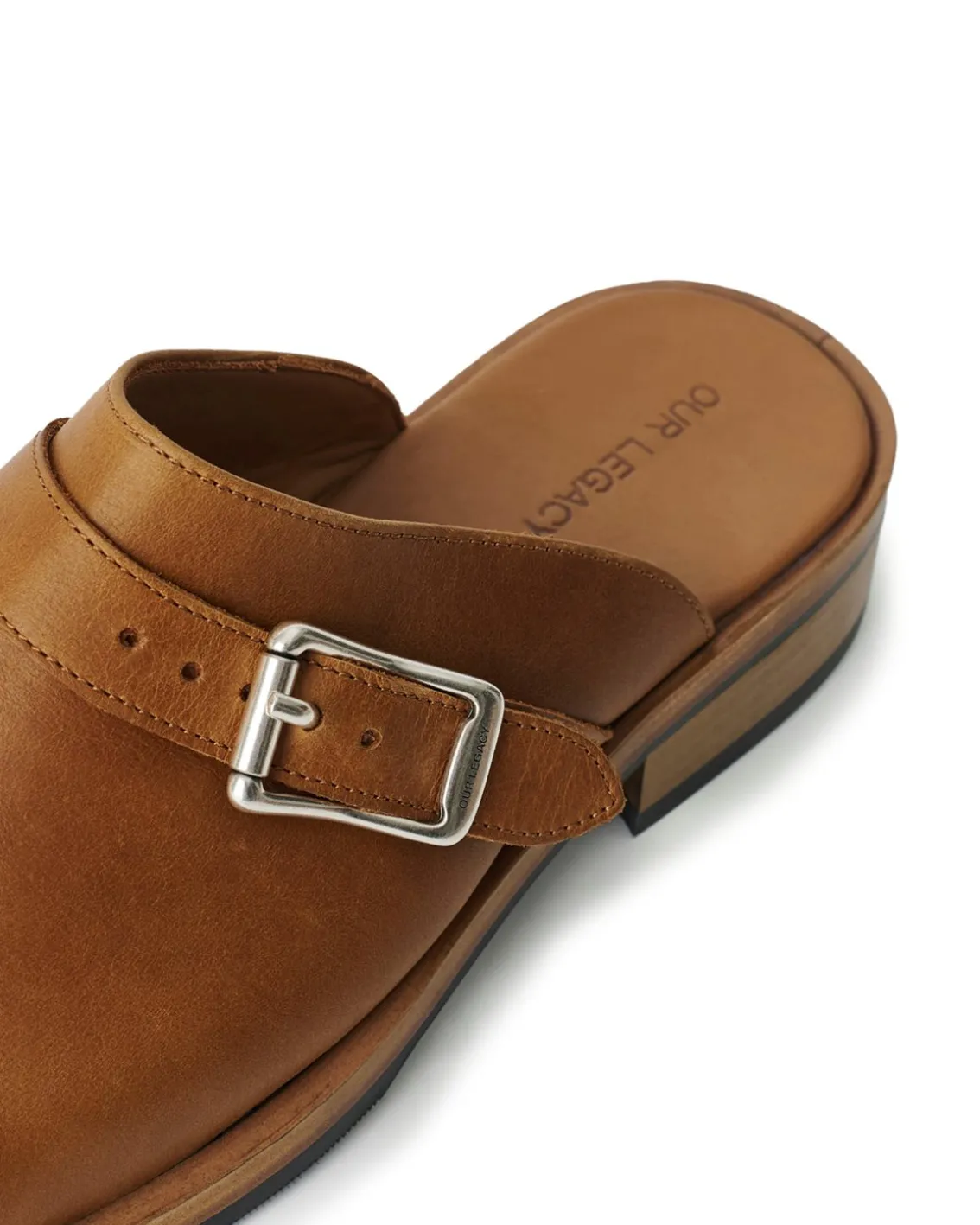 Our Legacy Camion Mule Burnt Sugar Leather