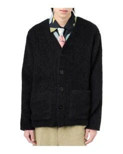 Our Legacy Cardigan Black Mohair