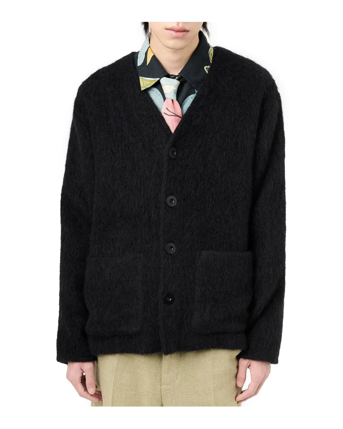 Our Legacy Cardigan Black Mohair