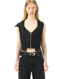 Our Legacy Corset Vest Black All Day Poplin