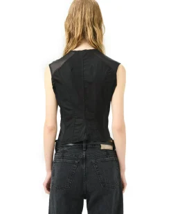 Our Legacy Corset Vest Black All Day Poplin