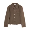 Our Legacy Cut Rebirth Jacket Choco Overdye