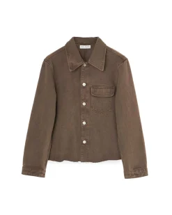 Our Legacy Cut Rebirth Jacket Choco Overdye