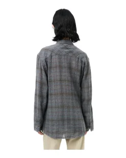 Our Legacy Daisy Shirt Bazaar Check Breeze Weave