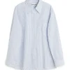 Our Legacy Favourite Shirt Blue Schnabel Stripe