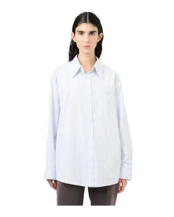 Our Legacy Favourite Shirt Blue Schnabel Stripe