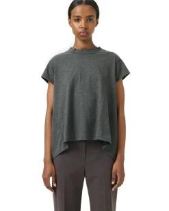 Our Legacy Life Vest T-Shirt Dark Grey Melange Jersey