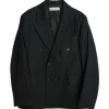 Our Legacy Unconstructed DB Blazer Black Panama Wool