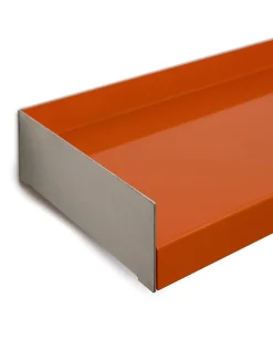 Our Society Kompakt Shelf Raw Aluminum/Orange Gloss