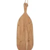 Oval Cutting Board With Handle Acacia Wood