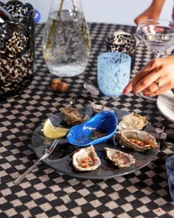 Oyster Plate Blue