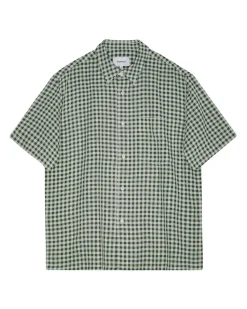 Palmes Checkered Shirt White/Green