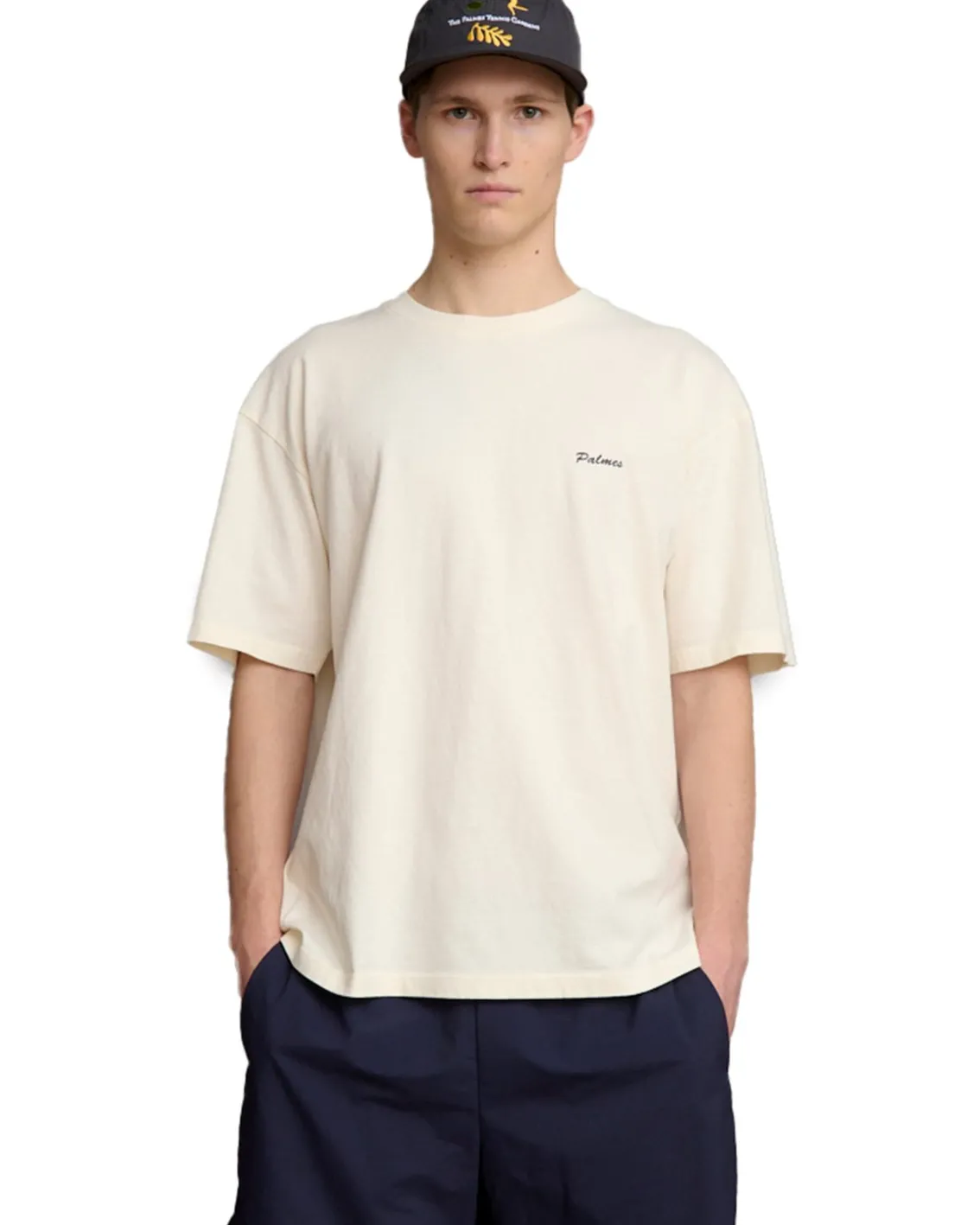 Palmes Dyed T-Shirt Broken White