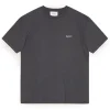 Palmes Dyed T-Shirt Washed Grey White