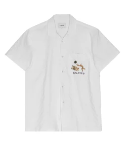Palmes Gardens Short-Sleeved Shirt Off White