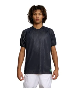 Palmes Mesh Double T-Shirt Navy