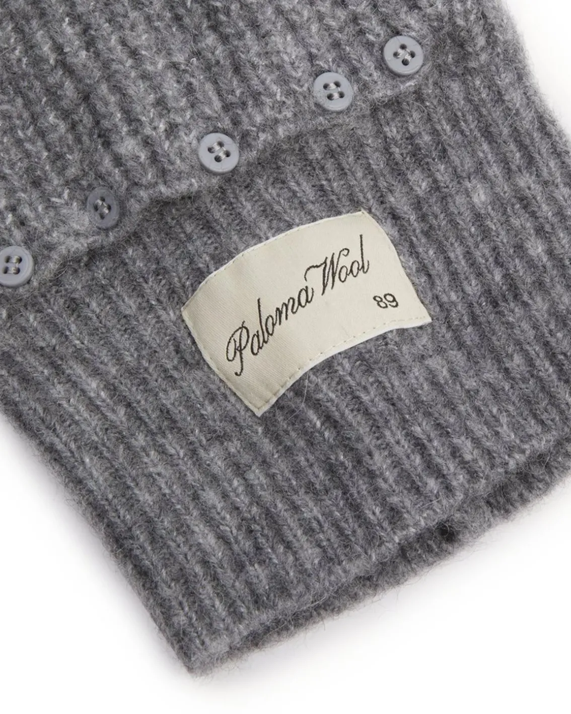 Paloma Wool Buttons Angels Balaclava Grey