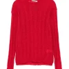 Paloma Wool Campi Ribbed Sweater Red