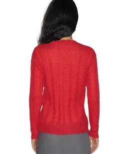 Paloma Wool Campi Ribbed Sweater Red