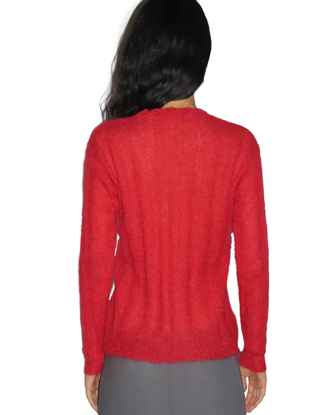 Paloma Wool Campi Ribbed Sweater Red