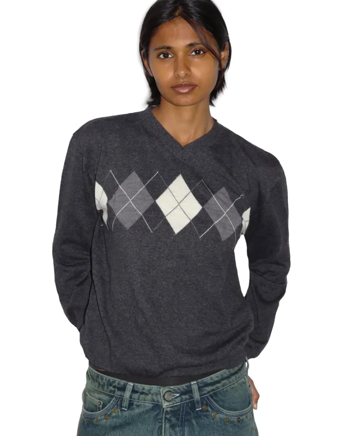 Paloma Wool Gips V-Neck Sweater Grey