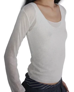 Paloma Wool Litam Long Sleeve Top White