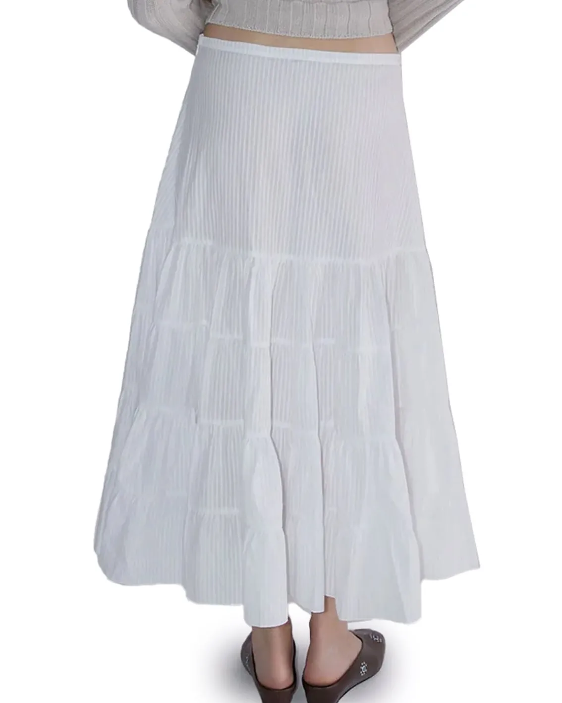 Paloma Wool Long Etoile Skirt White