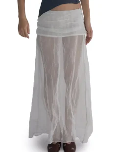 Paloma Wool Mae Long Skirt Off White