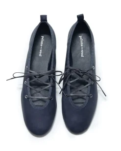 Paloma Wool Pina Lace Up Ballerinas Greyish Blue