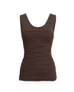 Paloma Wool Vichyl Top Brown