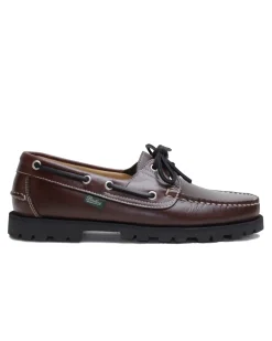 Paraboot Malo Boat Shoes M America Brown Leather