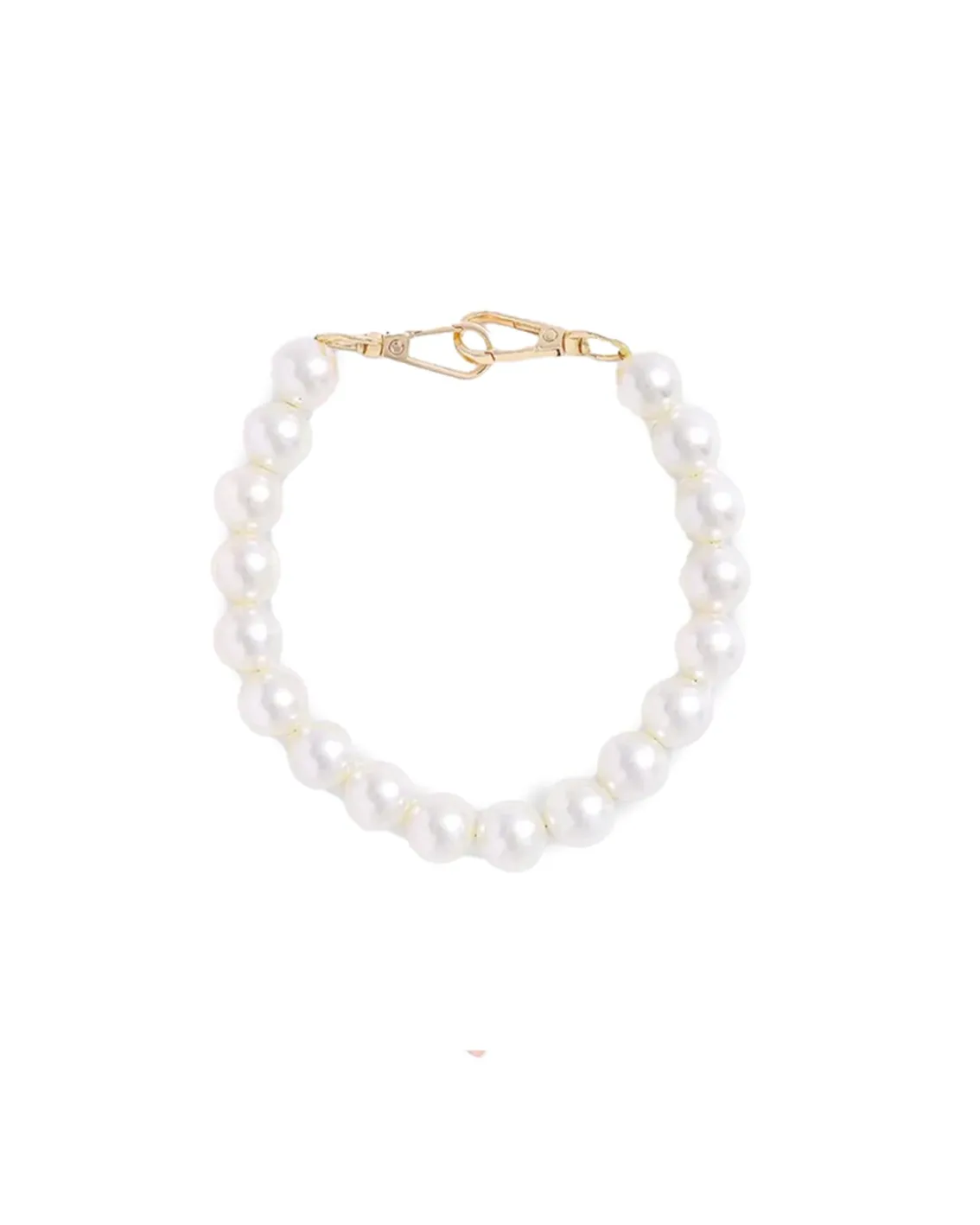 Pearl Bag Charm White