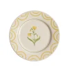 Pick a Poppy Cottage Flower Dinner Plate Yellow