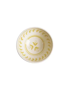 Pick a Poppy Cottage Flower Small Bowl Yellow