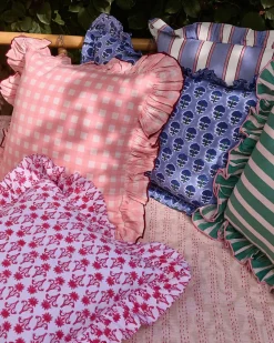 Pick a Poppy Somerset Cushion Cover 40X60 Blue/Pink