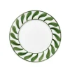 Pick a Poppy Swirl Dinner Plate Green