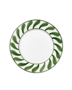 Pick a Poppy Swirl Dinner Plate Green