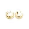 Ragbag Drop Wide Hoops Gold
