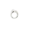 Ragbag Dualism Freshwater Pearl Ring Silver