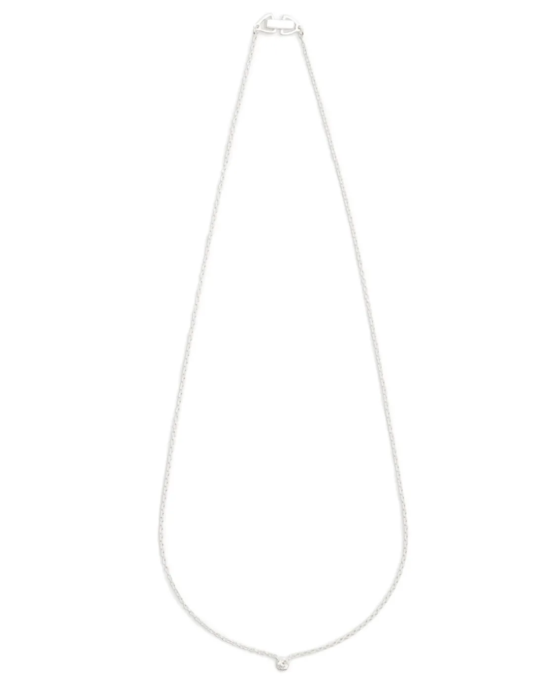 Ragbag Oda Floating Necklace Silver