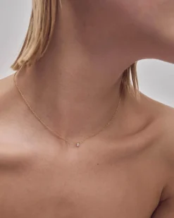 Ragbag Oda Floating Necklace Gold