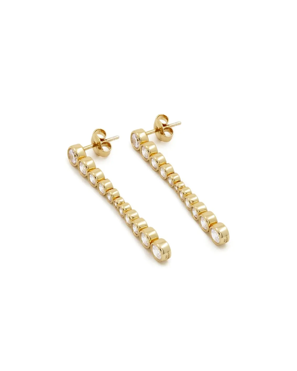 Ragbag Oda Long Earrings Gold