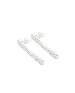 Ragbag Oda Long Earrings Silver