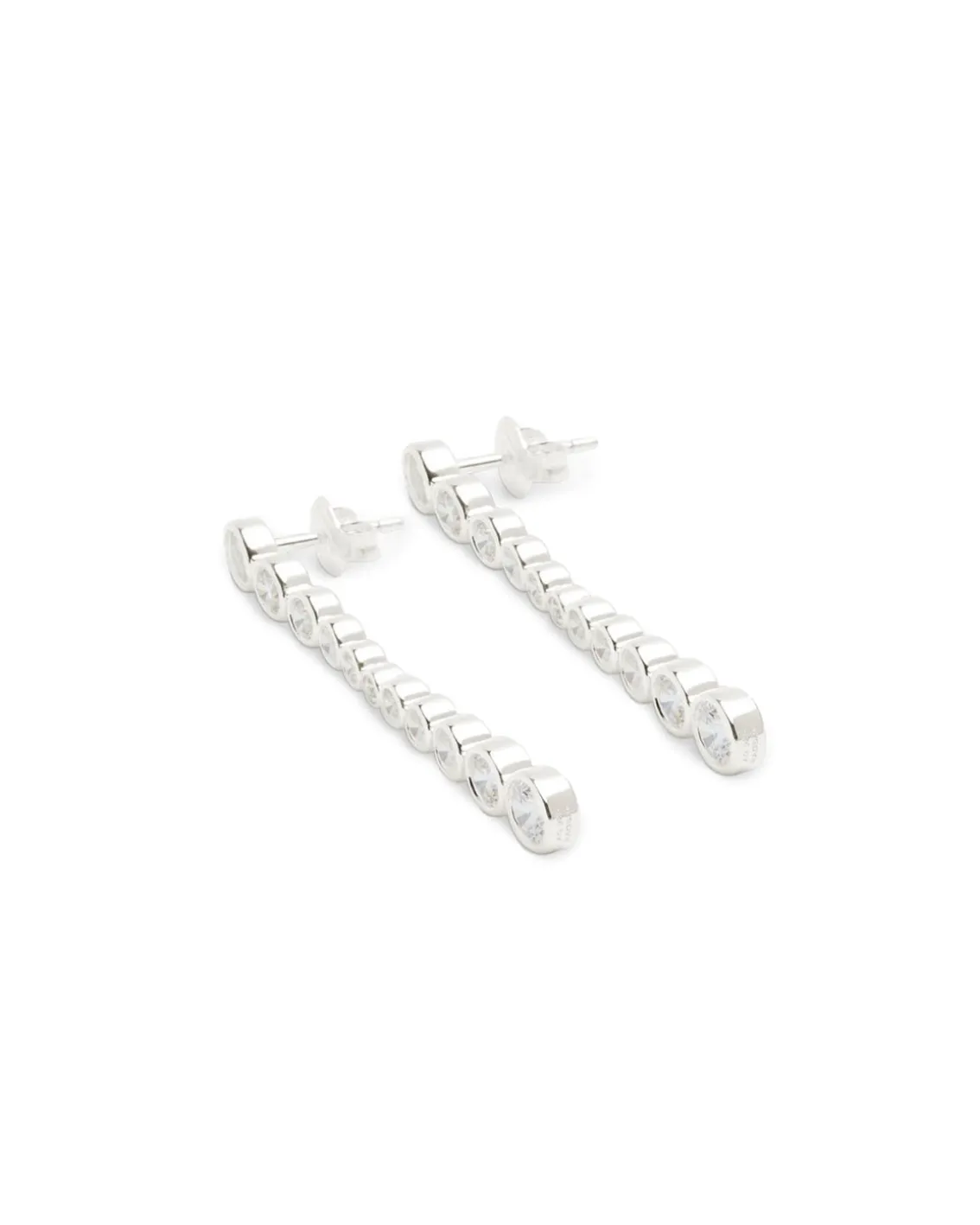 Ragbag Oda Long Earrings Silver