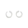 Ragbag Odette Spiral Earrings Silver
