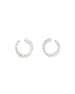 Ragbag Odette Spiral Earrings Silver