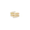 Ragbag Odette Spiral Ring Gold