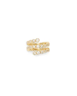 Ragbag Odette Spiral Ring Gold